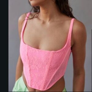 Urban outfitters corset (pink) S